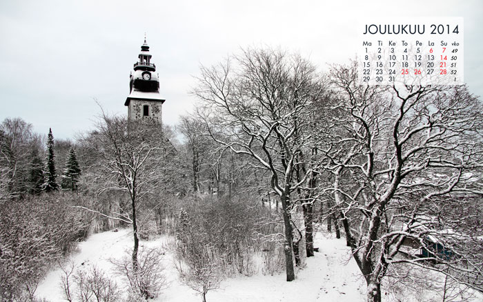 Joulukuun 2014 kalenterikuva
